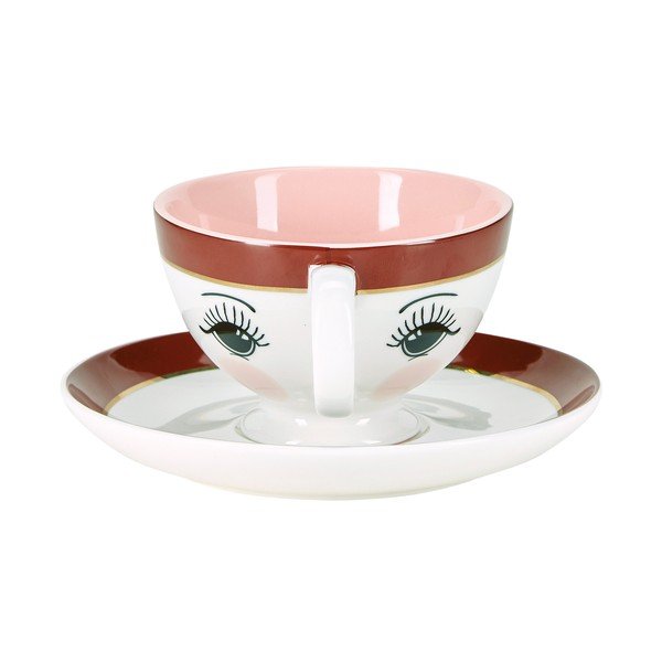 Porcelánová šálka s tanierikom Miss Étoile Colored Icons-image-1