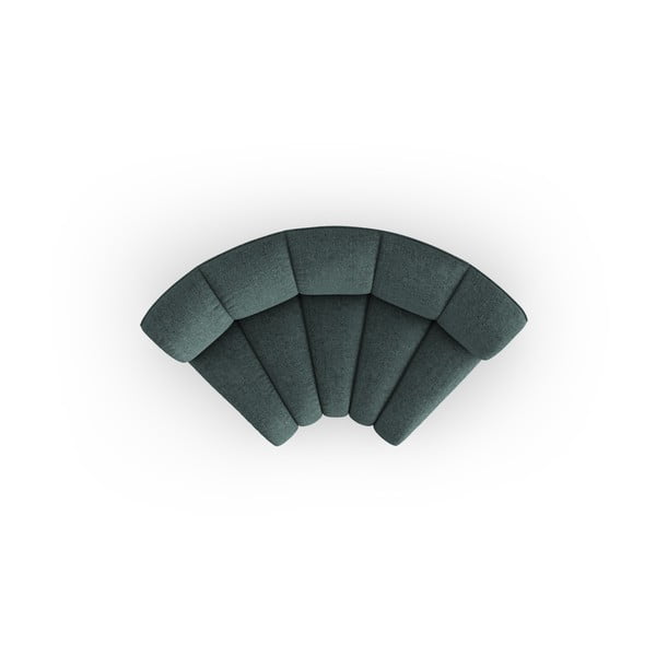 Tyrkysový ženilkový modul pohovky (variabilný roh) Lupine – Micadoni-image-2