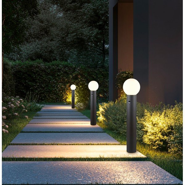 Stĺpikové vonkajšie svietidlo so senzorom pohybu ø 18 cm Mures – Trio-image-2