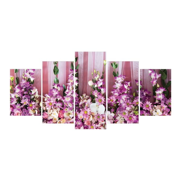 Viacdielny obraz La Maison Des Couleurs Pink Flowers