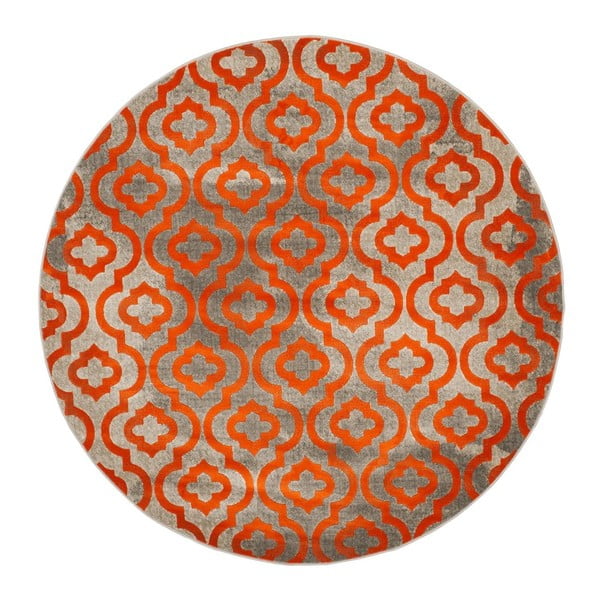Oranžový koberec Webtapetti Evergreen,  155 cm