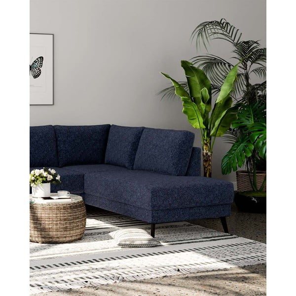 Tmavomodrá rohová pohovka (pravý roh) Fynn – Ghado-image-4