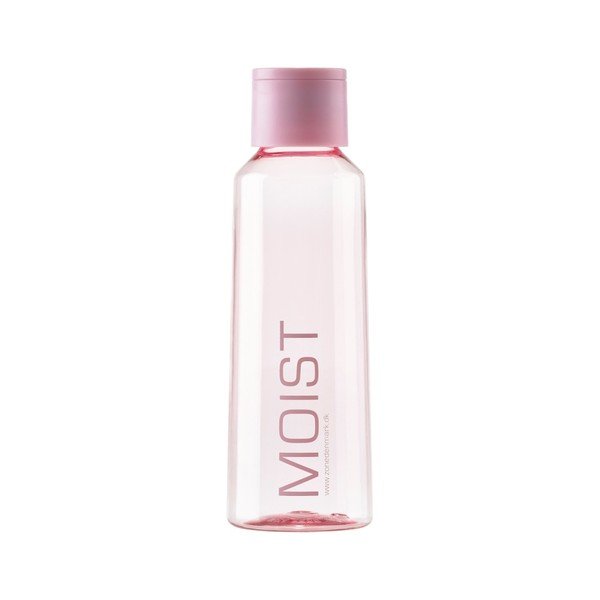 Ružová plastová fľaša na vodu Zone Moist, 500 ml