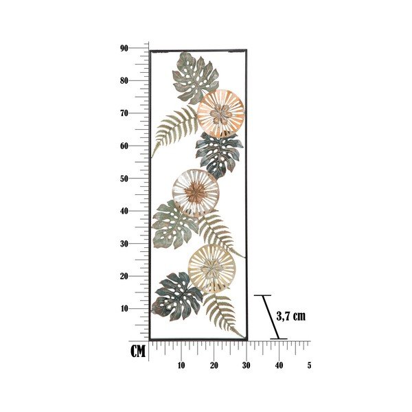 Železná nástenná dekorácia s prírodnými motívmi Mauro Ferretti Too Natura-image-4