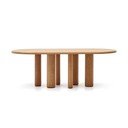 Jedálenský stôl v dekore jaseňa 105x220 cm Mailen – Kave Home