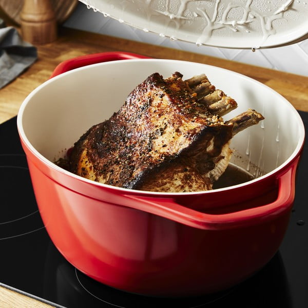 Hliníkový hrniec s pokrievkou s nepriľnavým povrchom na indukciu 5.7 l Air - Tefal-image-1