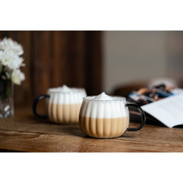 Hrnčeky na cappuccino v súprave 2 ks 350 ml Tulip – Vialli Design-image-1