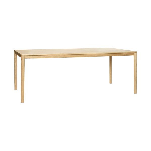 Jedálenský stôl v dekore duba v prírodnej farbe 100x200 cm Ground – Hübsch