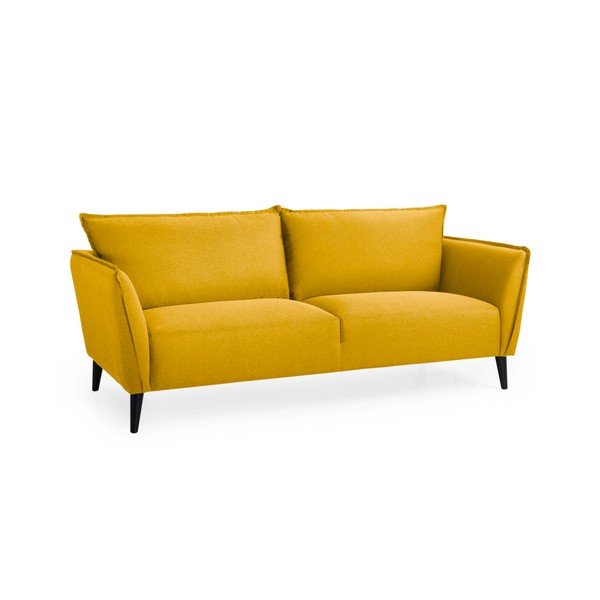 Žltá pohovka Scandic Retro, 206 cm-image-2