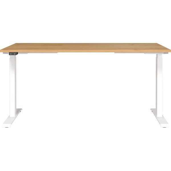 Pracovný stôl s elektricky nastaviteľnou výškou s doskou v dekore duba 80x160 cm Jet – Germania-image-2