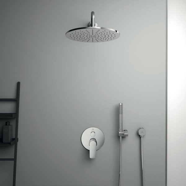 Vaňová podomietková batéria v lesklo striebornej farbe Connect Air – Ideal Standard-image-3