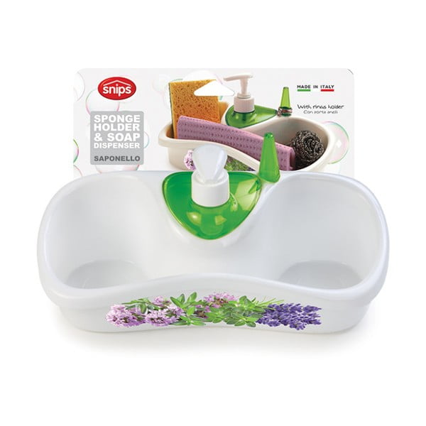 Biely plastový stojan na umývacie prostriedky – Snips-image-3