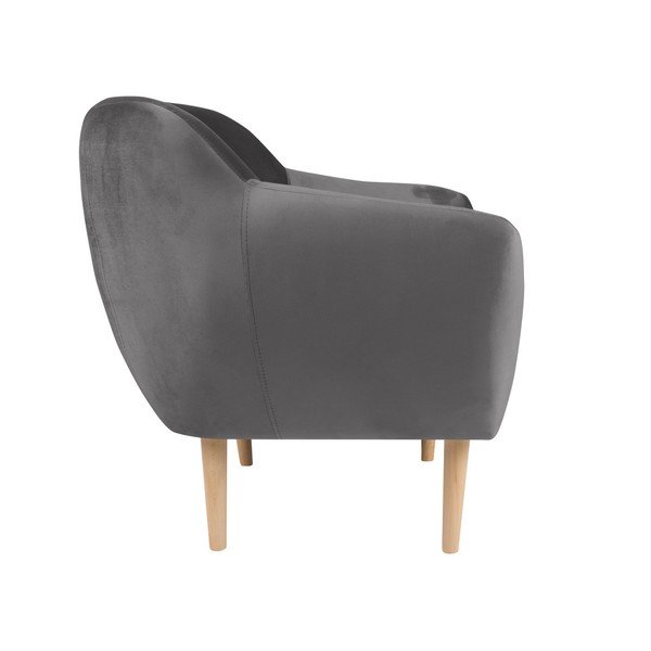 Sivé kreslo Mazzini Sofas Benito-image-4