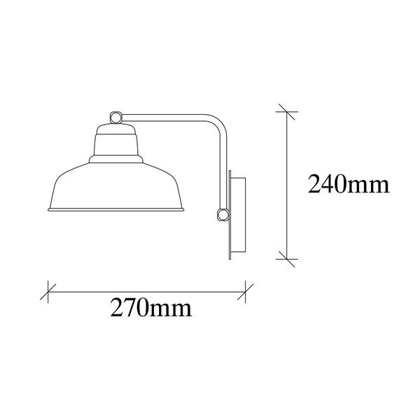 Čierne nástenné svietidlo Berceste – Opviq lights-image-4