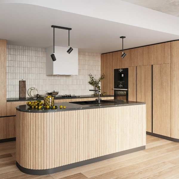 Čierne bodové svietidlo 10x30 cm Jones – Sollux-image-1