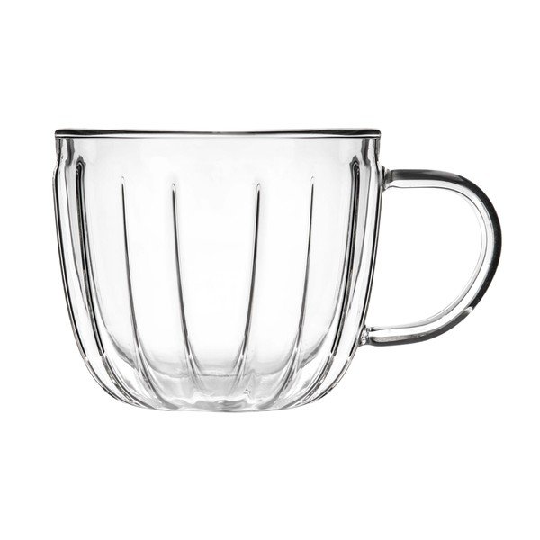 Sklenené šálky v súprave 2 ks na cappuccino 350 ml Tulip – Vialli Design-image-2