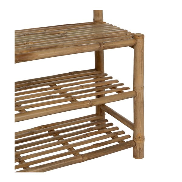 Bambusová predsieňová zostava v prírodnej farbe 70x175x32 cm Manali – Ixia-image-3