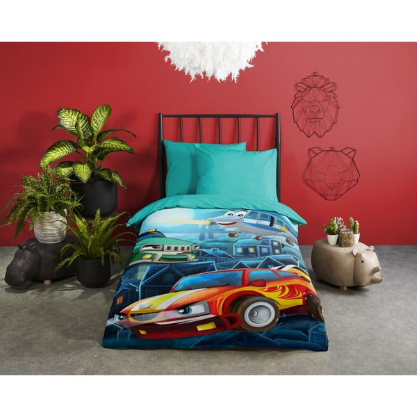 Bavlnené detské obliečky na jednolôžko 140x200 cm – Good Morning-image-1