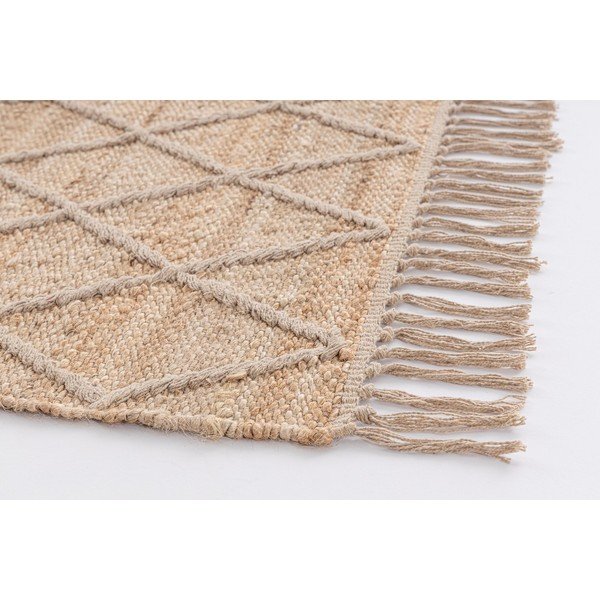 Ručne tkaný jutový koberec v prírodnej farbe 60x90 cm Shaila – Yes Everyday-image-2