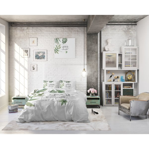 Bavlnené obliečky na dvojlôžko Pure Cotton Vitality, 240 x 200 cm-image-3