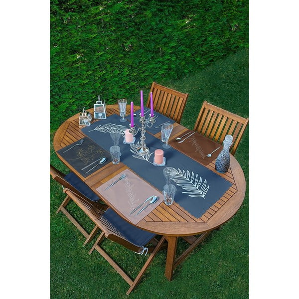 Súprava 4 textilných prestieraní a behúňov Minimalist Home World-image-1