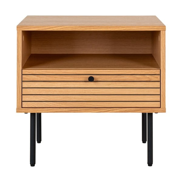 Odkladací stolík s doskou v dubovom dekore 40x50 cm Kyoto – House Nordic