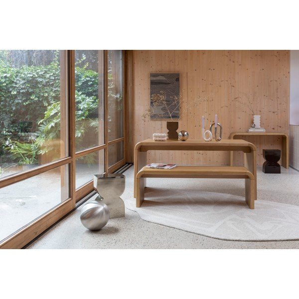 Jedálenský stôl v dekore duba 80x160 cm Brave – Zuiver-image-1