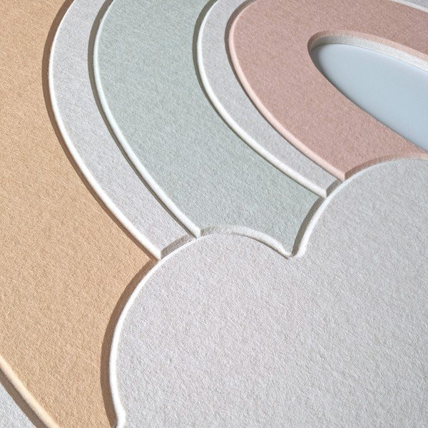 Akustická tabuľa Pastel Rainbow – Styler-image-2