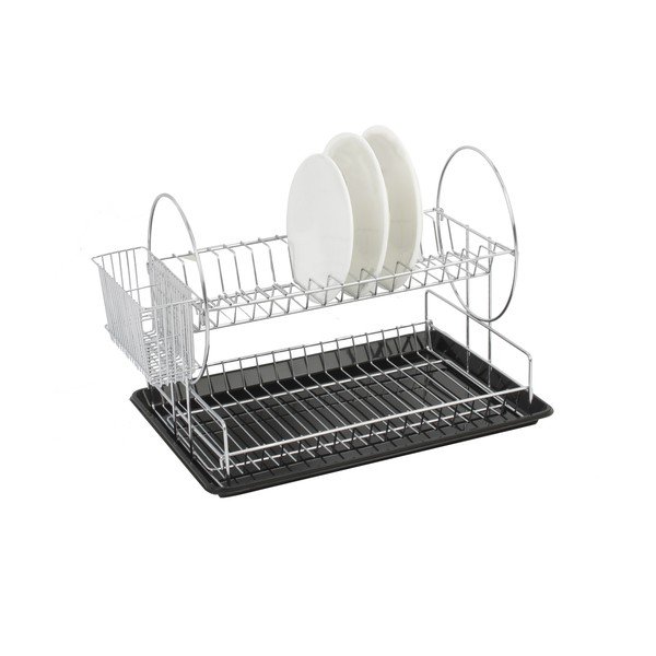 Dvojposchodový odkvapkávač Chrome Dish