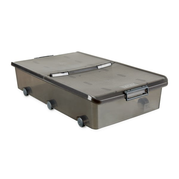 Sivý úložný box pod posteľ na kolieskach Ta-Tay Storage Box