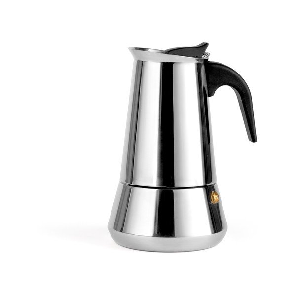 Moka kanvička z nehrdzavejúcej ocele v striebornej farbe 400 ml Trevi – Leopold Vienna-image-3