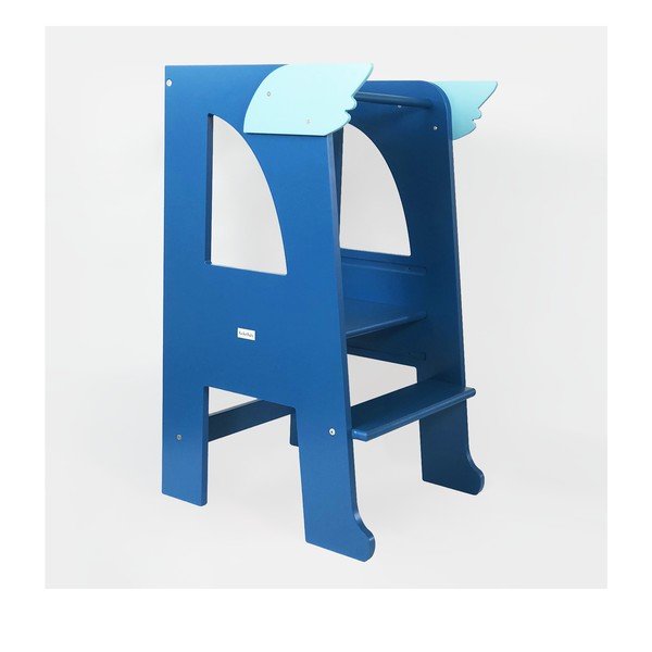 Modrá učiaca veža Montessori - Rocket Baby-image-3