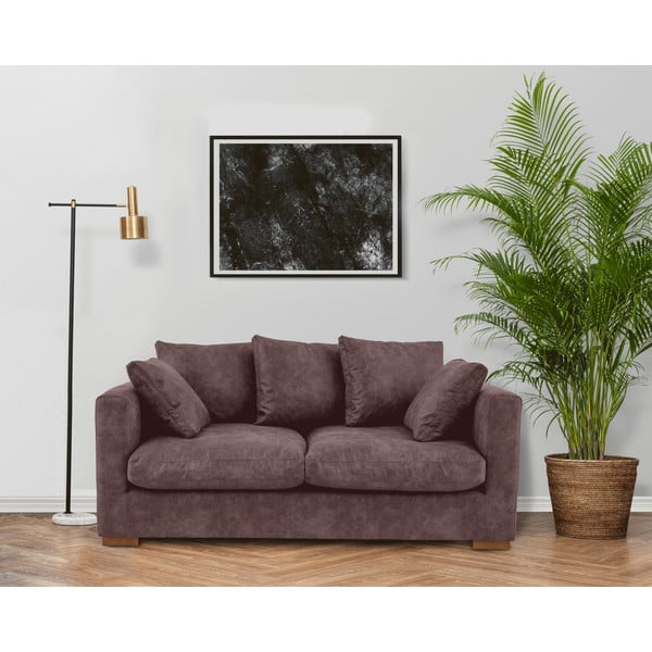 Tmavohnedá pohovka 175 cm Comfy – Scandic-image-1