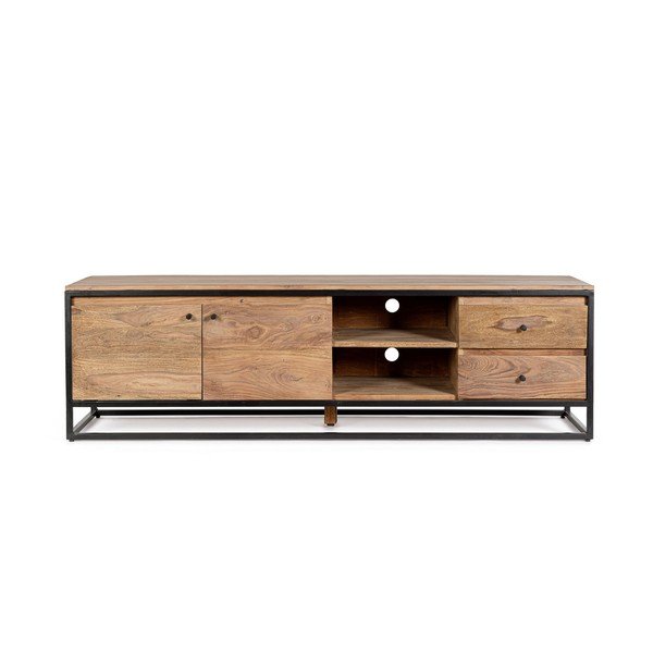TV stolík z masívu sheesham v prírodnej farbe 175x50x45 cm Nartan – Bizzotto