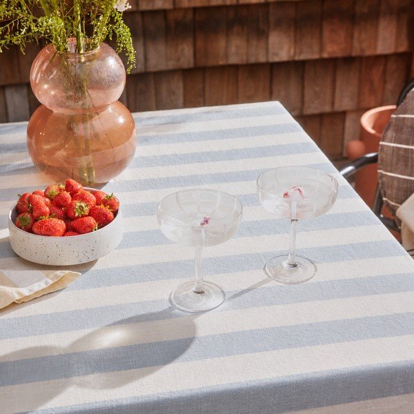 Obrus z bio bavlny 140x200 cm Striped – OYOY Living Design-image-1