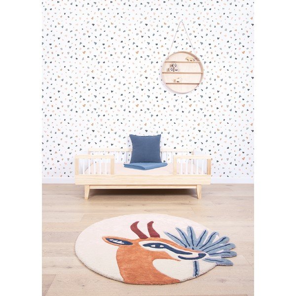 Detský koberec ø 100 cm Gazelle – Lilipinso-image-1