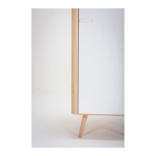 Šatníková skriňa s konštrukciou z masívneho dubového dreva Gazzda, šírka 60 cm-image-3