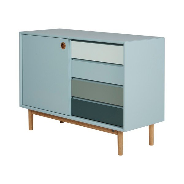 V mentolovej farbe nízka komoda 114x80 cm Color Box – Tom Tailor-image-2