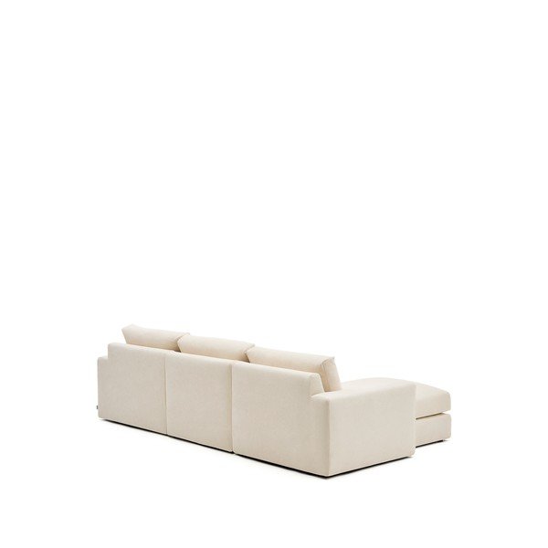 Béžová ženilková rohová pohovka (ľavý roh/s leňoškou) Alea – Kave Home-image-4