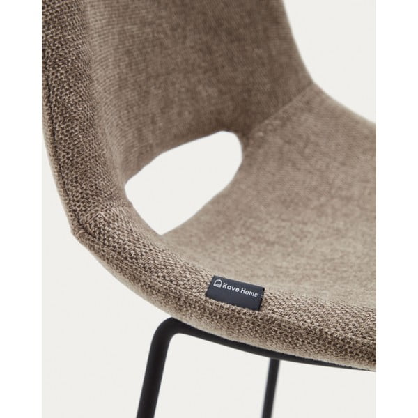 Svetlohnedá barová stolička (výška sedadla 76 cm) Zahara – Kave Home-image-3