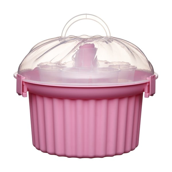 Trojposchodový prenosný box na cupcakes Kitchen Craft Sweetly Does It-image-3