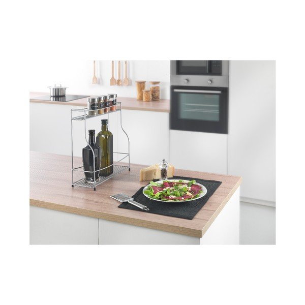 Polica na korenie s 2 poschodiami Metaltex Balsamico-image-1