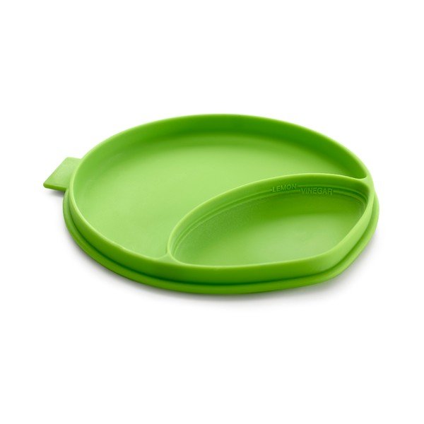 Bielo-zelená silikónová miska na prípravu domáceho syra Lékué Cheese-image-4