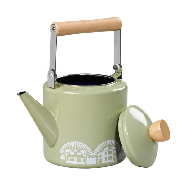 Zelená smaltovaná kanvička Mini Moderns-image-1