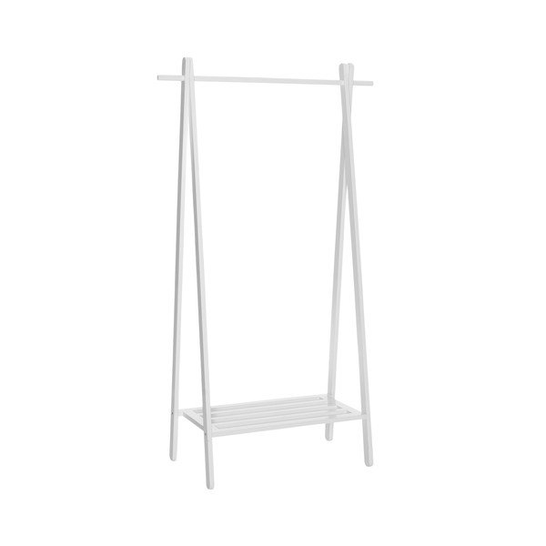 Biely stojan na oblečenie z dubového dreva 91x159x43 cm – Ellos Home