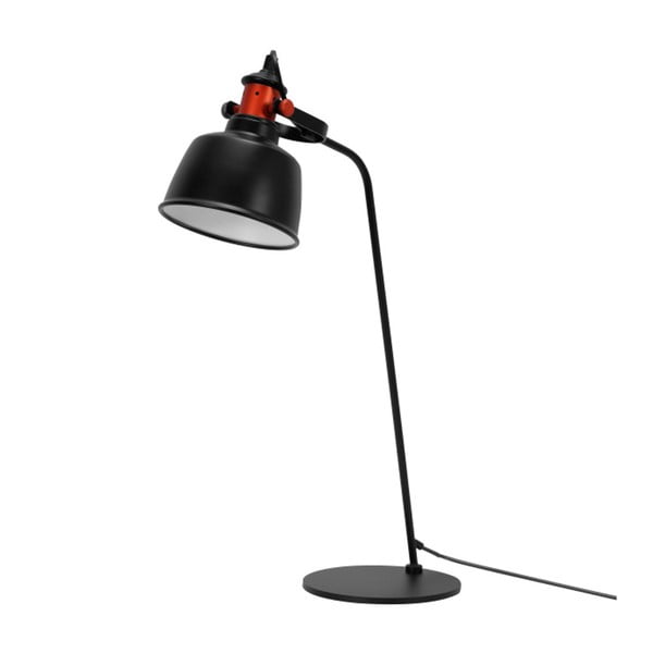 Čierna stolová lampa Garageeight Etel