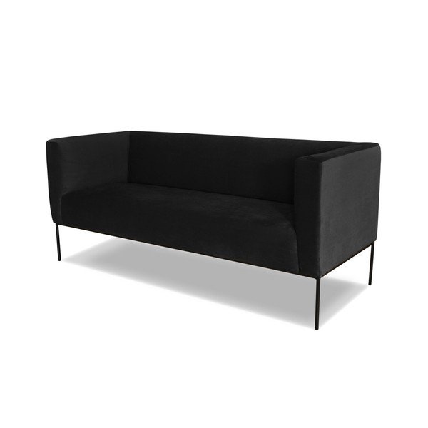 Čierna dvojmiestna pohovka Windsor & Co. Sofas Neptune-image-2