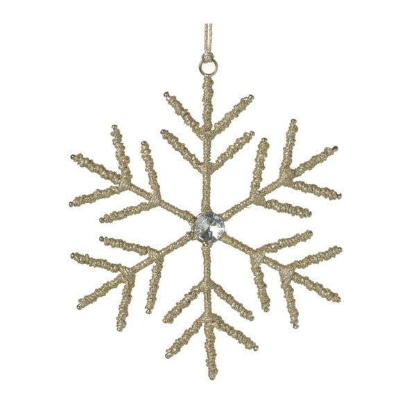 Závesná vianočná dekorácia Parlane Jute Snowflake
