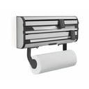 Nástenný kovový držiak na fólie a papierové utierky v striebornej farbe Parat Royal – LEIFHEIT