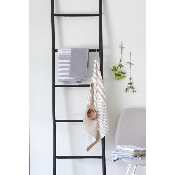 Sada 2 sivých utierok s pásikmi Walra, 50 x 50 cm-image-2